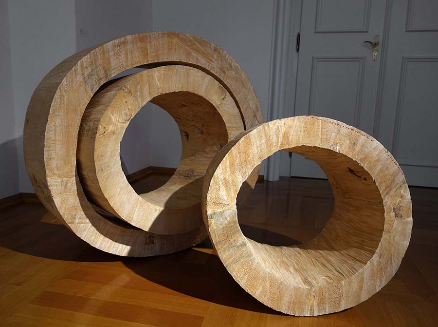 Grüße an Wachter, Pappel, H 100cm